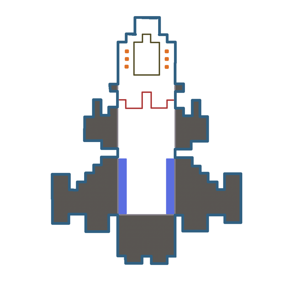 Michael's initial ship floorplan.