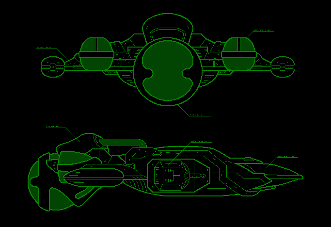 A stylised blueprint view of the Argo.